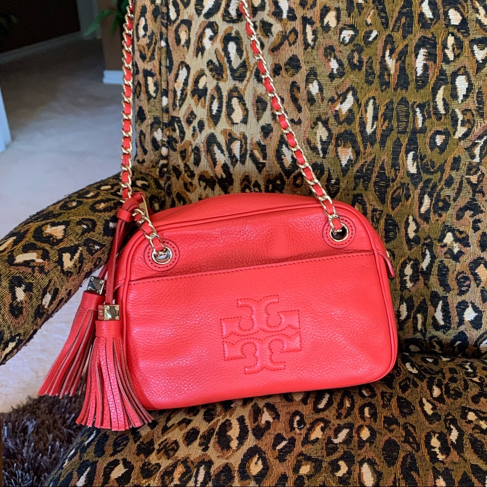 Poppy red Tory Burch bag